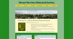 Desktop Screenshot of mountmerrionhistorical.com